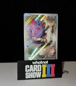 N's Zorua 189 Holo Black Star Promo Scarlett & Violet Pokemon - Image 1