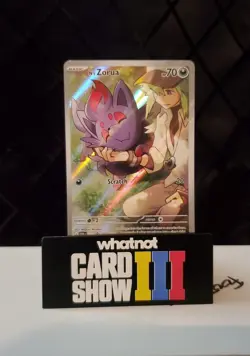 N's Zorua 189 Holo Black Star Promo Scarlett & Violet Pokemon - Image 2
