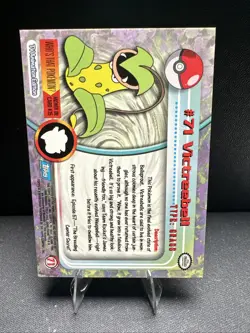 1999 Topps Pokemon TV Animation Series 1 Victribell #71 Blue Logo Non Holo - Image 2