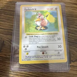 Pokemon TCG Base Set (Shadowless) #027/102 Farfetch'd - Image 1