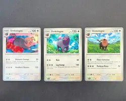 Lechonk + Oinkologne Pokemon Cards, Set of 10 with 1 Reverse Holo Colorless Type - Image 3