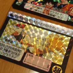 Dragon Ball Carddass 4 Card Set 1990s Used Collectible - Image 3
