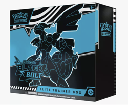 Pokemon Black Bolt Elite Trainer Box ETB 9 booster packs Factory Sealed In Hand - Image 1