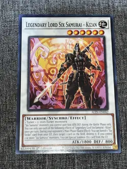Yugioh! Legendary Lord Six Samurai - Kizan - ALIN-EN042 - Common - 1st Edition - Image 1