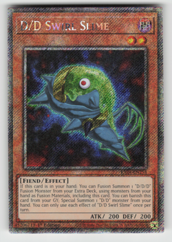 D/D Swirl Slime Yugioh RA04-EN258 Platinum Secret Rare PSR NM - Image 1