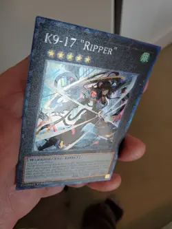 Yugioh Justice Hunters - K9-17 "Ripper" (CR) - JUSH-EN035 - COLLECTOR'S RARE - Image 3