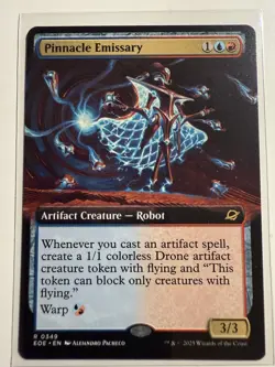 Pinnacle Emissary MINT Extended Art 349 Edge of Eternities EOE MTG Rare - Image 1