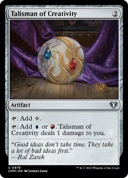 Talisman of Creativity Commander Masters MTG Magic - Image 1