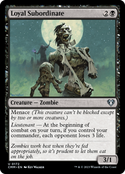 Loyal Subordinate [Commander Masters] Magic MTG - Image 1