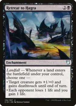 Retreat to Hagra [Commander 2018] Magic MTG - Image 1