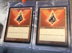 Magic the Gathering - Tempest - RARE - 2x Jet Medallion - LP - YOU GET TWO! - Image 1