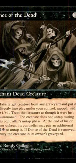 MTG Dance of the Dead LP Light Play Ice Age [980] - Image 1
