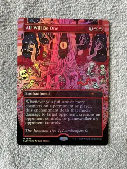 MTG All Will Be One FOIL NM Borderless Secret Lair Drop M 1888 SLD - Image 1