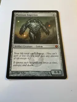 Platinum Emperion - Light Play - Scars of Mirrodin - MtG - Image 1