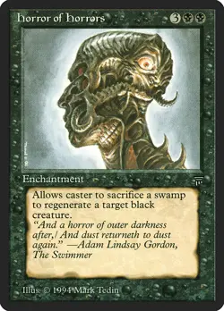 Horror of Horrors Legends PLD Black Uncommon MAGIC GATHERING CARD ABUGames - Image 1