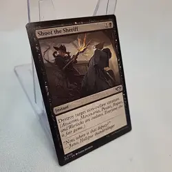 Shoot The Sheriff MTG OTJ Non Foil NM Near Mint Fast Shipping From Canada - Image 2