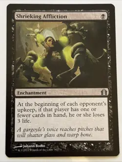 MTG Return to Ravnica Shrieking Affliction 76/274 NM - Image 1