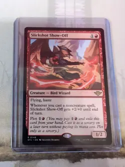 MTG - Slickshot Show-Off - Regular Non-foil - Outlaws Of Thunder Junction - Image 1