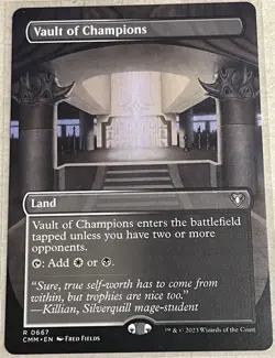 Vault of Champions (Borderless) Commander Masters Regular - Image 1