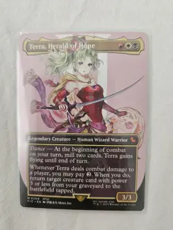 Terra, Herald of Hope Borderless, Final Fantasy Mythic M 0204 FFVI Non-foil - Image 1