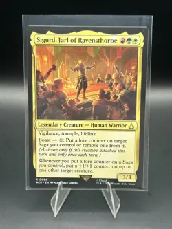 MTG Sigurd, Jarl of Ravensthorpe - Foil, Universes Beyond: Assassin's Creed, Lig - Image 1