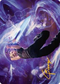 Gold Stamp Art Series CLOUD'S LIMIT BREAK mtg Final Fantasy #23 - Image 1