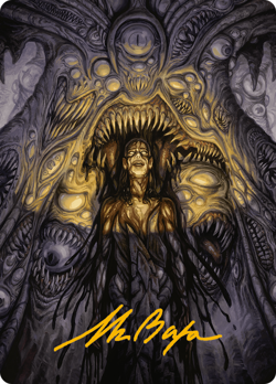 Gold Stamp Art Series CHTHONIAN NIGHTMARE mtg Modern Horizons 3 - Image 1