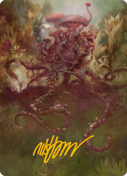 Gold Stamp Art Series SOWING MYCOSPAWN mtg Modern Horizons 3 - Image 1