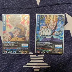 Goku Potala Vegeta Dragon Ball Data Carddass Collectible Card Game - Image 1