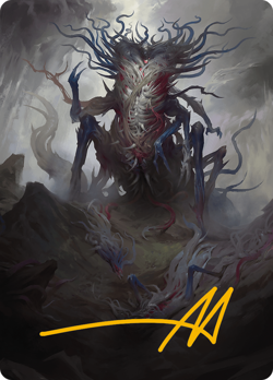 Gold Stamp Art Series AZLASK, THE SWELLING SCOURGE mtg Modern Horizons 3 - Image 1