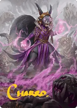 Gold Stamp Art Series LILIANA OF THE DARK REALMS mtg Bloomburrow - Image 1