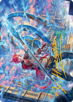 Gold Stamp Art Series G'RAHA TIA, SCION REBORN mtg Final Fantasy #19 - Image 1