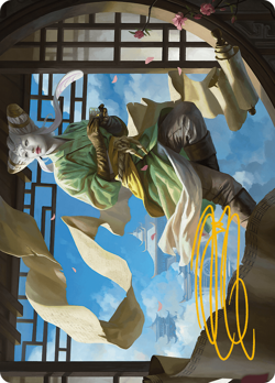 Gold Stamp Art Series TAMIYO, INQUISITIVE STUDENT mtg Modern Horizons 3 - Image 1
