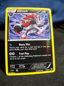 2011 Pokemon Zoroark Black and White 71/114 Near Mint NM Reverse Holo - NM- - Image 1