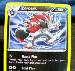 2011 Pokemon Zoroark Black and White 71/114 Near Mint NM Reverse Holo - NM- - Image 2