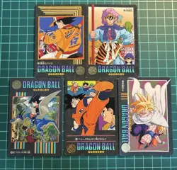 Dragon Ball Card Visual Adventure Set of 10 Used Collectible Cards - Image 2