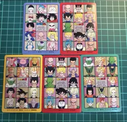 Dragon Ball Card Visual Adventure Set of 10 Used Collectible Cards - Image 3