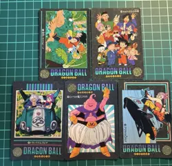 Dragon Ball Card Visual Adventure Set of 10 Used Collectible Cards - Image 4