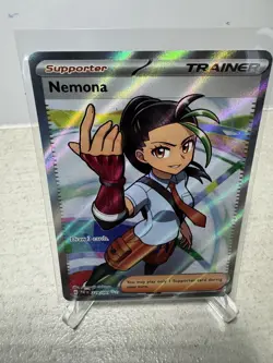 Nemona (229/091) Ultra Rare Full Art Trainer | Pokemon Paldean Fates | Near Mint - Image 1