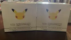 2 Pokemon Celebrations Elite Trainer Box ETB 25th Anniversary New Factory Sealed - Image 1