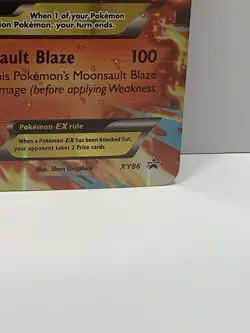 Mega Blaziken EX JUMBO OVERSIZED XY86 Black Star Promo Pokemon Card 2015 LP - Image 5