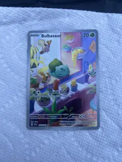 Pokemon TCG: S&V Stellar Crown - Bulbasaur IR 143/142 - NM+ - Image 1