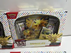 Pokemon TCG 151 4x Zapdos EX Collection Boxes & Rocket’s Mewtwo EX Box Sealed - Image 3
