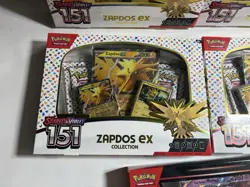 Pokemon TCG 151 4x Zapdos EX Collection Boxes & Rocket’s Mewtwo EX Box Sealed - Image 4