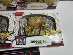 Pokemon TCG 151 4x Zapdos EX Collection Boxes & Rocket’s Mewtwo EX Box Sealed - Image 5