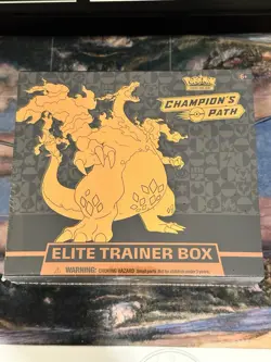 FACTORY SEALED Pokemon CHAMPIONS PATH Elite Trainer Box Sword & Shield (English) - Image 1