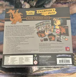FACTORY SEALED Pokemon CHAMPIONS PATH Elite Trainer Box Sword & Shield (English) - Image 3