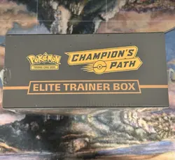 FACTORY SEALED Pokemon CHAMPIONS PATH Elite Trainer Box Sword & Shield (English) - Image 5