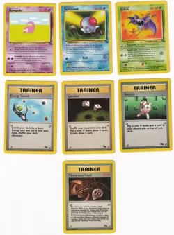 Pokemon Fossil COMPLETE SET Common Vintage WOTC Card Lot MP-NM - Image 4