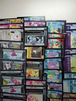 Lot Of 70+ My Little Pony Trading Card Game Cards MLP - Twilight & Rainbow Dash - Image 11